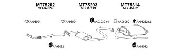 VENEPORTE 750086 Exhaust System